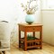Bamboo 1 Drawer Side Cabinet Wooden Bedside Table Cabinet Storage.